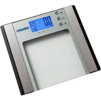 Adler Home MS 8146, Elektronische Personenwaage, 180 kg, Silber, Transparent, kg, Quadratisch, Glas
