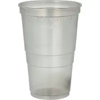 Papstar Pro Pac Mehrweg-Trinkbecher PP 0,25 l Ø 7,8 cm, 10,4 cm grau 1058 Stück