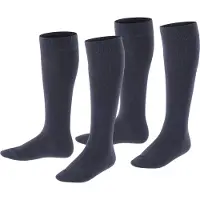 Esprit Kinder Kniestrümpfe Foot Logo 2er Pack - blau - 35|36|37|38