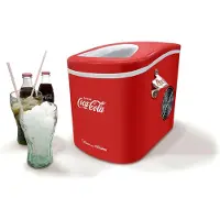 Salco Eiswürfelmaschine "Coca-Cola SEB-14CC", rot, B:35,8cm H:24,2cm T:32,8cm, Eiswürfelbereiter, Eiswürfelmaschine