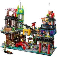 LEGO NINJAGO Die Märkte von  City, Bausatz, 14 Jahr(e), Kunststoff, 6163 Stück(e), 7,52 kg