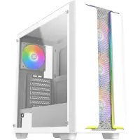 Xigmatek PC-Gehäuse - - Gaming Y Pro Arctic (Weiß) - Mittelgroßer Tower - E-ATX-Format - 4 x 120 mm A-RGB