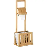 Relaxdays Toilettenpapierhalter Zeitungsständer