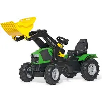 Rolly Toys Farmtrac Deutz-Fahr 5120 Trettraktor mit Trac Lader, Maße: 142x53x81 cm; 61 121 8