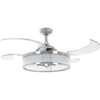 Beacon Deckenventilator aus Chrom Fanway Corbelle Ø 122cm
