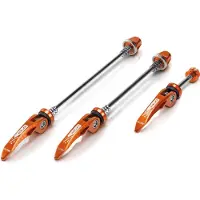 Xlc Schnellspannset QR-L05, 3-teilig, orange, für Vorder- und Hinterrad sowie...