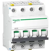 Schneider Electric Electric A9F04740 Leitungsschutzschalter iC60N, 3P+N, 40A, C Charakteristik