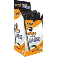 BIC Kugelschreiber Cristal Large, Strichfarbe: schwarz