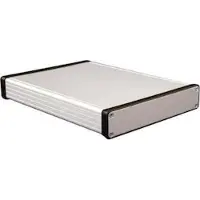 Hammond Extruded aluminium enclosure, clear