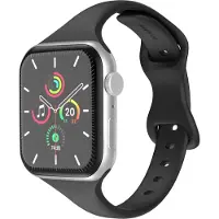 IMoshion Slim Silikonarmband für Apple Watch | 38/40/41/42 mm - Schwarz