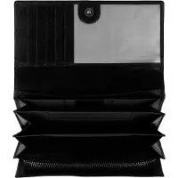 The Chesterfield Brand Leder Geldbörse Hampton Billfold Wide Black schwarz