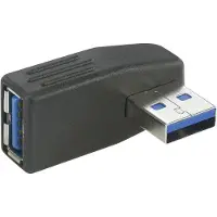 Renkforce USB 3.0 Adapter A-Stecker zu A-Buchse 90° seitlich nach links gewinkelt