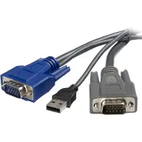 StarTech.com 6 FT USB VGA 2-IN-1 KVM CABLE