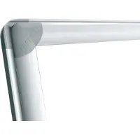Franken Whiteboard PRO, emailliert, Wandmontage im Hoch- & Querformat, Stahl weiß lackiert & Aluminiumrahmen, magnethaftend, Ablageschale, 600 x 900 mm