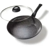 Stoneline Bratpfanne "CERAMIC" Aluminium Ø 28 cm, Induktion