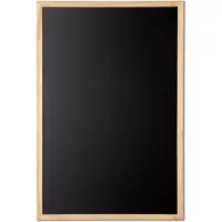 MAUL Kreidetafel mit Holzrahmen (B)800 x (H)600 mm beschrift- und trocken abwischbar, Hartfaserplatte