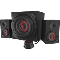 Genesis Helium 610BT, 2.1 Kanäle, 60 W, PC/Laptop, Schwarz, Rot, Holz, Kabelgebunden
