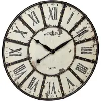 TFA-Dostmann TFA 60.3039.02 Analoge XXL Wanduhr VINTAGE