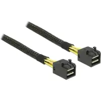 DeLOCK 0.5m, Mini SAS HD x 4 SFF 8643, 0,5 m, Mini SAS HD x 4 36P SFF 8643, Mini SAS HD x 4 36P SFF 8643, Männlich/Männlich, Schwarz