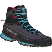 La Sportiva TxS Woman Gtx, Mountain Hiking Footwear, 40.5, Carbon/Topaz (Grey) -