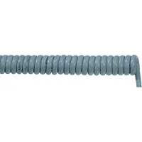 Lapp ÖLFLEX Spiral 400 P, 2 m, Grau, PVC, 5,6 mm, 3000 V, 0,75 mm²