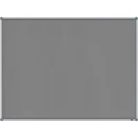 MAUL Pinnwandtafel 2000, Textil, grau, 1000 x 1500 mm