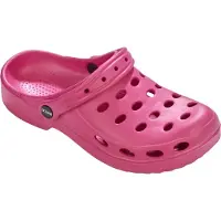 Beco Damen Clogs Rosa aus leichtem EVA-Material mit Fußbett, für Haus und Schwimmbad