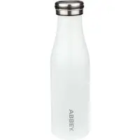 Abbey Thermosflasche Doppelwandig Victoria Weiß Silber (0,45L)