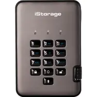 ISTORAGE diskAshur PRO2 256-bit 500GB USB 3.2 secure encrypted hard drive IS-DAP2-256-500-C-G, 500 GB, 2.5", 3.2 Gen 1 (3.1 Gen 1), 5400 RPM, Schwarz
