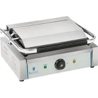 Royal Catering Kontaktgrill - geriffelt - 2.200 W RCKG-2200-G