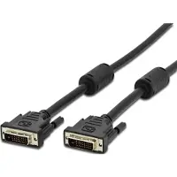 Techly ICOC-DVI-8100F, 2 m, DVI-D, DVI-D, Männlich, Männlich, Schwarz
