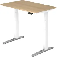 Hjh OFFICE PRO XBHM 12 WC - 120 x 80 Eiche elektrisch höhenverstellbar