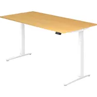 Hjh OFFICE PRO XBHM 2E WW - Buche 200 x 100 elektrisch höhenverstellbar