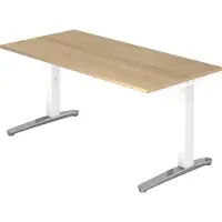 Hjh OFFICE PRO XTRA XB 16 WC - 160 x 80 Eiche höhenverstellbar
