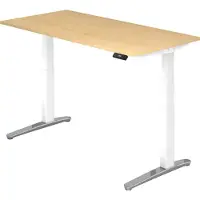 Hjh OFFICE PRO XBHM 16 WC - Ahorn 160 x 80 elektrisch höhenverstellbar