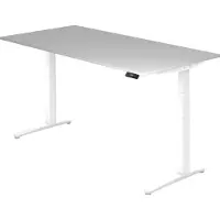 Hjh OFFICE PRO XBHM 2E WW - Grau 200 x 100 elektrisch höhenverstellbar