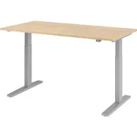 Hjh OFFICE PRO XMKA 16 S - 160 x 80 Eiche elektrisch höhenverstellbar