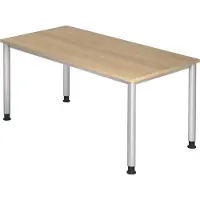 Hjh OFFICE PRO HILO 16 S - 160 x 80 Eiche höhenverstellbar
