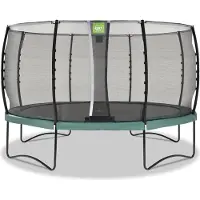 Exit Allure Classic Trampolin ø427cm, auf Beinen, Rund, Grün