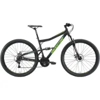Bikestar Fully Mountainbike 29 Zoll | 19 Zoll Rahmen, 21 Gang Shimano Schaltung, Scheibenbremse | Schwarz