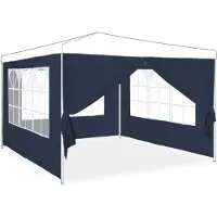 Relaxdays 4x Pavillon Seitenwand