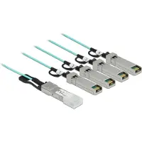 DeLOCK Aktives Optisches Kabel QSFP+ zu 4 x SFP+ 3 m, 3 m, QSFP+, 4 x SFP, Männlich/Männlich