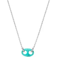 Ti sento Damen-Kette 925er Silber Farbstein Ti Sento Milano Türkis