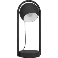 Eglo MURNIA Tischleuchte Tischbeleuchtung - L19 x B16,5 x H43 cm - schwarz, weiß - 1X40W exkl. - IP20