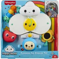 Fisher-Price Fisher Price Happy World Flowerin Fun Stroller Toy