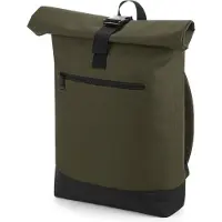 Bagbase Roll-Top Rucksack (12 Liter) BC3146 (Einheitsgröße) (Militärgrün)