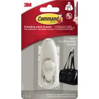 Command 3M Metall-Haken "Classic" Größe: M silber Tragkraft: 1,3 kg