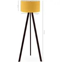 Opviq , AYD-2651, Stehlampen, Senf, PVC, 21 x 38 x 140 cm