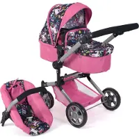 Bayer Kombi-Puppenwagen LINUS 3in1 Einhorn
