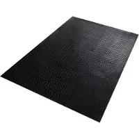 Floordirekt Gummi-Bodenbelag mit Tränenblech-Struktur Zuschnitt 100x100 cm